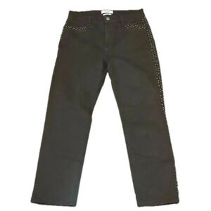 PISTOLA Black Straight Leg Studded Jeans Women’s 30